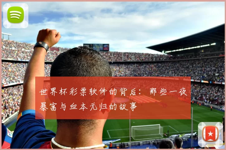 世界杯彩票软件的背后：那些一夜暴富与血本无归的故事