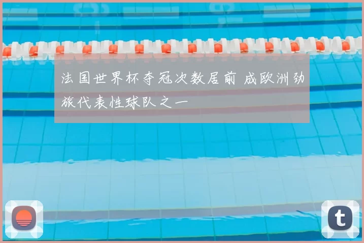 法国世界杯夺冠次数居前 成欧洲劲旅代表性球队之一
